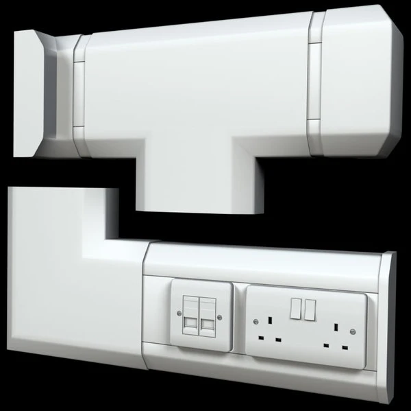 3 Compartment Dado Trunking