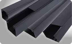 Black Plastic Maxi Trunking