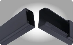 Black Plastic Mini Trunking