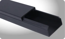Black Plastic Mini Trunking