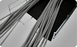 Cable Matting in Basket Tray