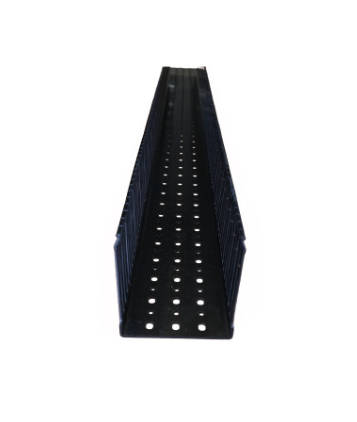 Black Slotted Trunking