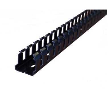 Black Slotted Trunking