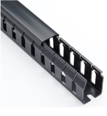 Black Slotted Trunking
